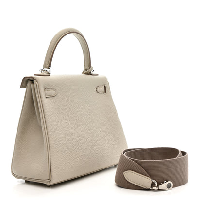 Hermes Togo Kelly Retourne 25 Beton Gris Asphalte 3 of 11