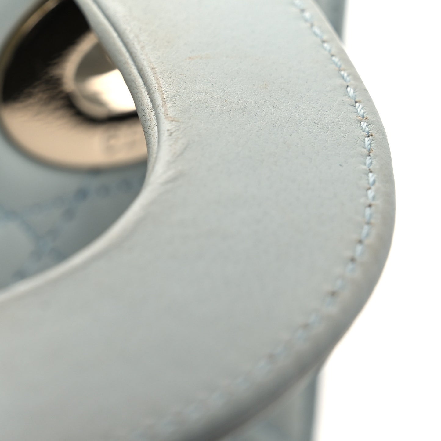 Lambskin Cannage Mini Lady Dior Blue