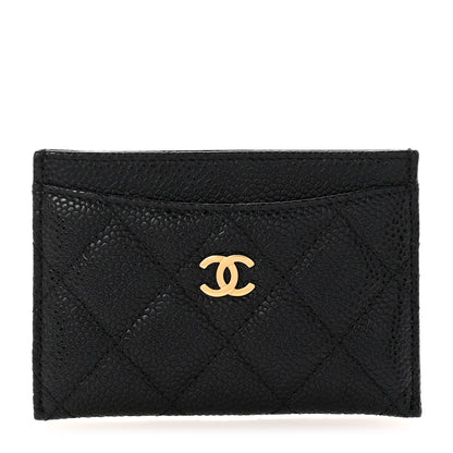 Chanel Caviar Quilted Card Holder Black 1 of 7