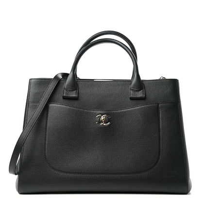 Chanel Grained Calfskin Medium Neo Executive Shopper Tote Black 1 of 10