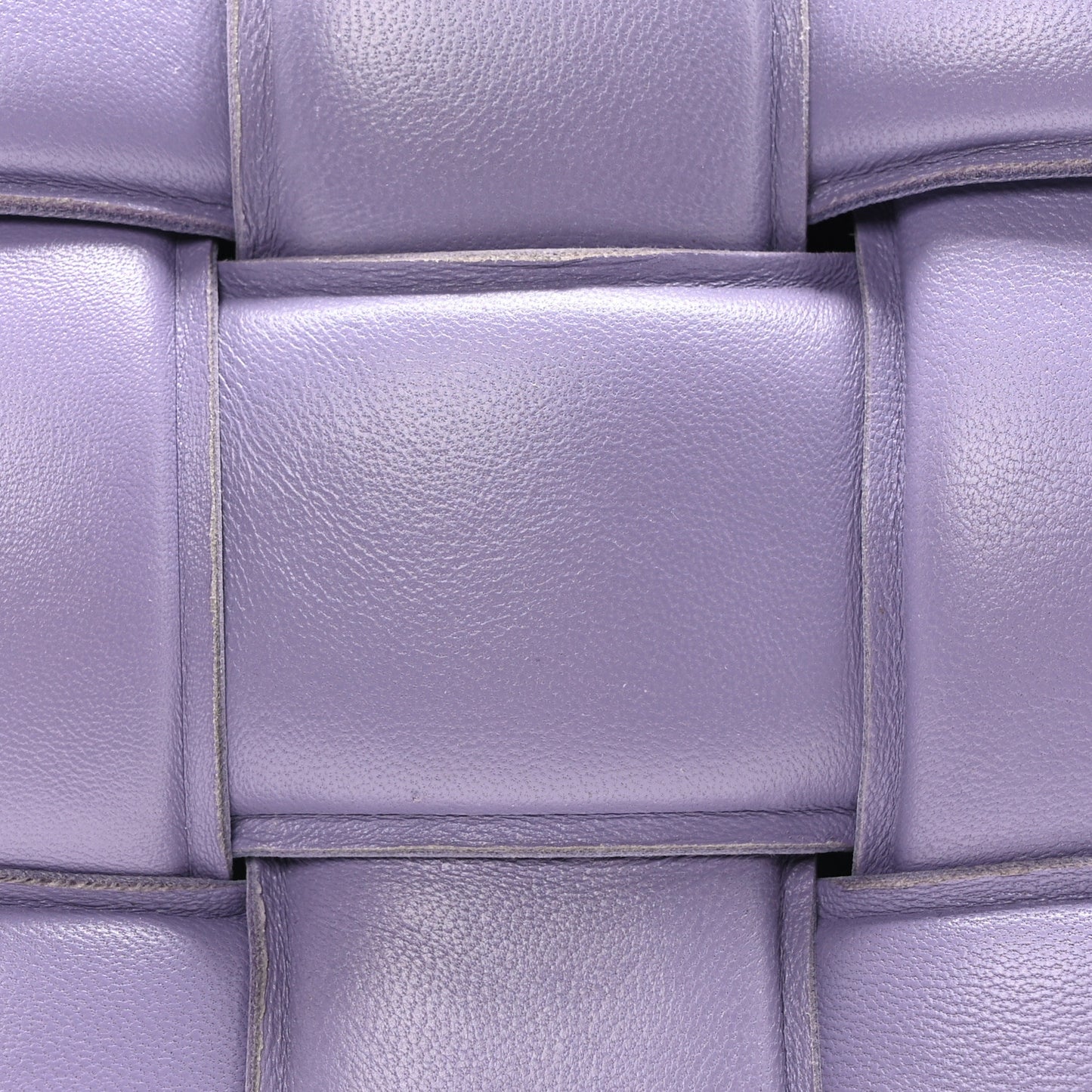 Nappa Maxi Intreccio Padded Cassette Crossbody Bag Lavender