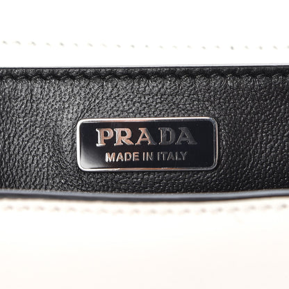 Prada City Calf Studded Folk Cahier Bag White Caramel 8 of 8