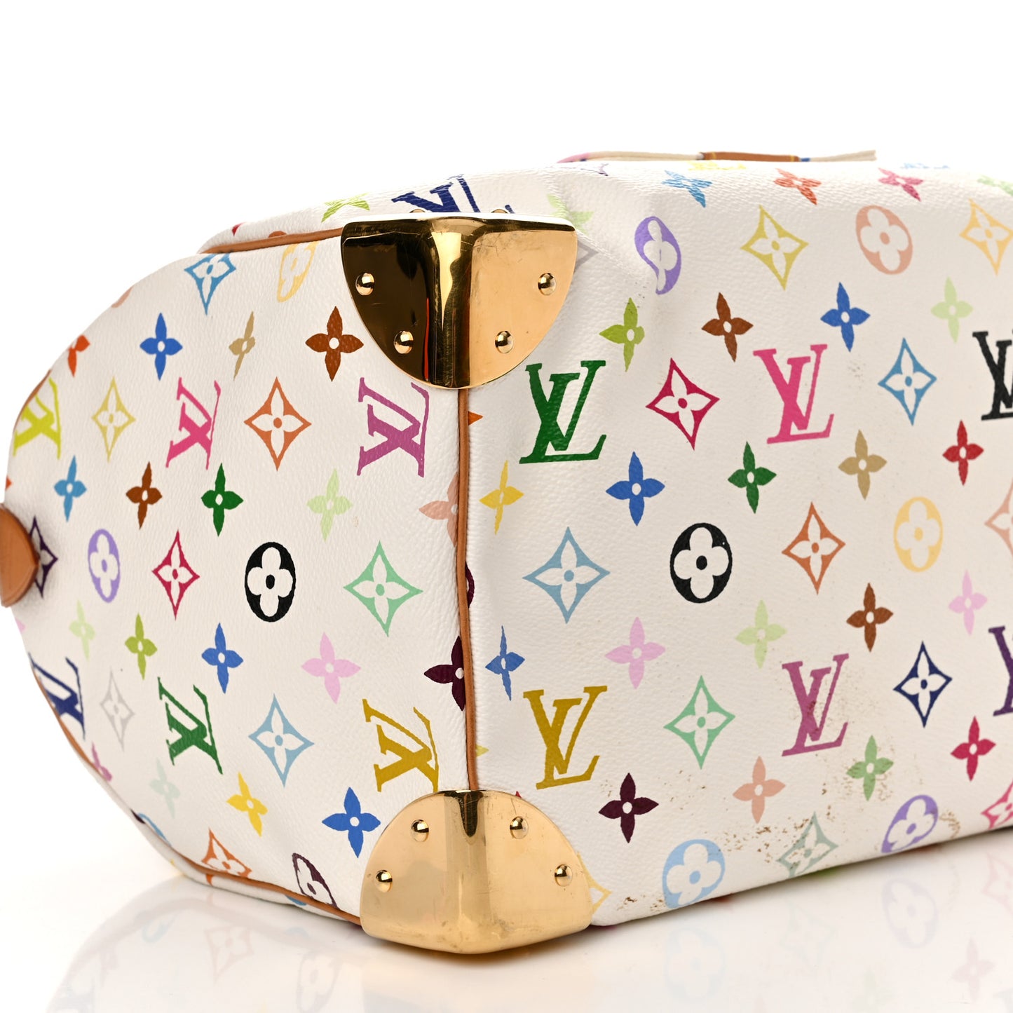 Monogram Multicolor Speedy 30 White