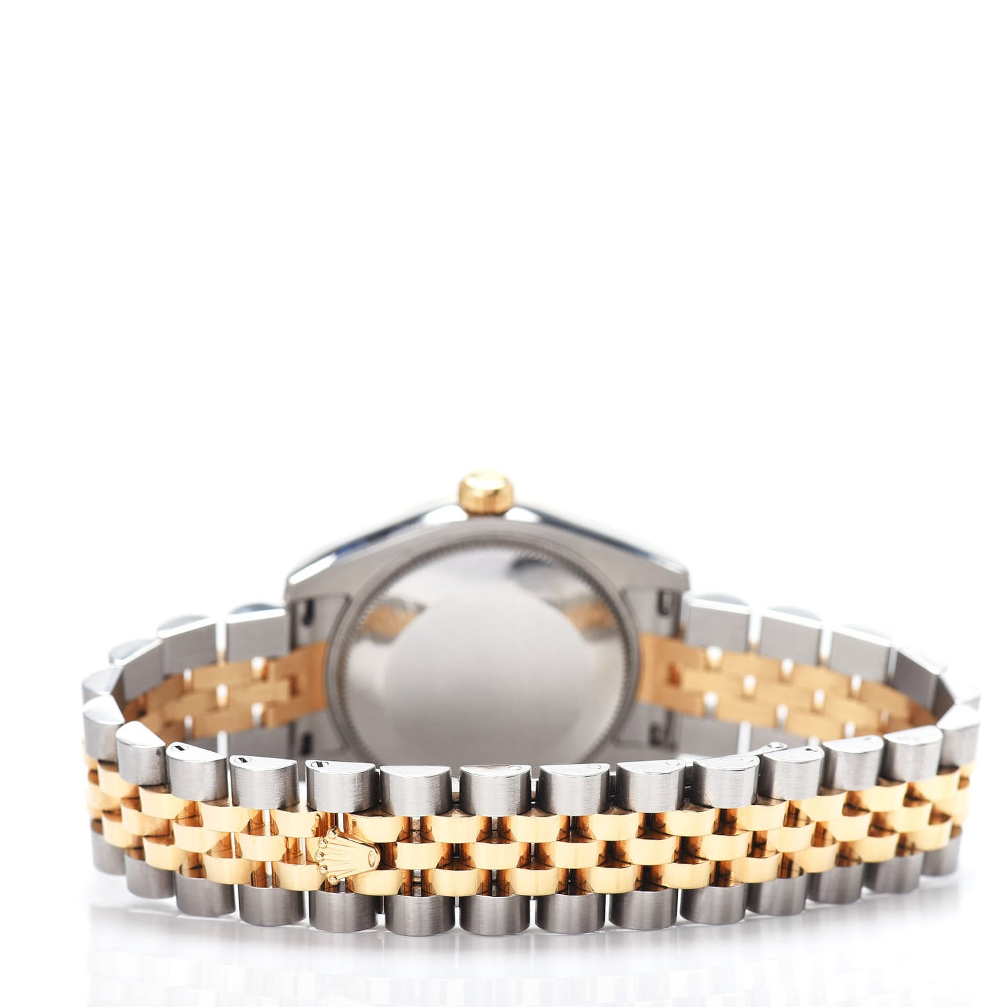 Stainless Steel 18K Yellow Gold Diamond 31mm Oyster Perpetual Datejust Watch Black 178273