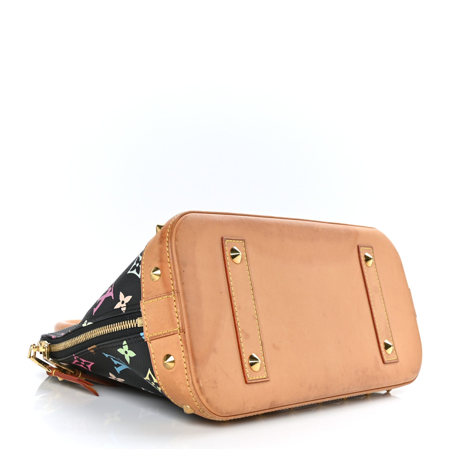 Louis Vuitton Monogram Multicolor Alma PM Black 4 of 9