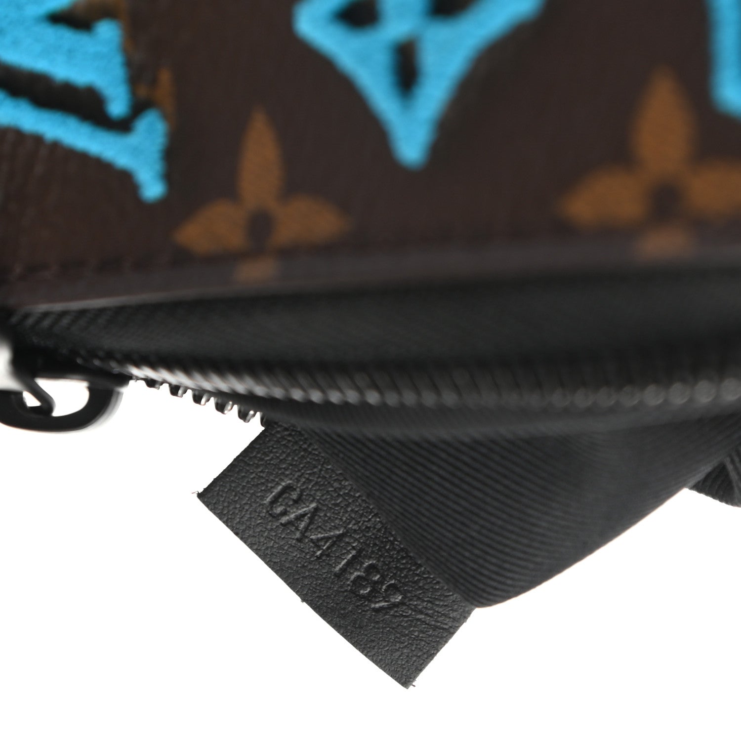 Louis Vuitton Monogram Tuffetage Triangle Messenger Turquoise 7 of 7