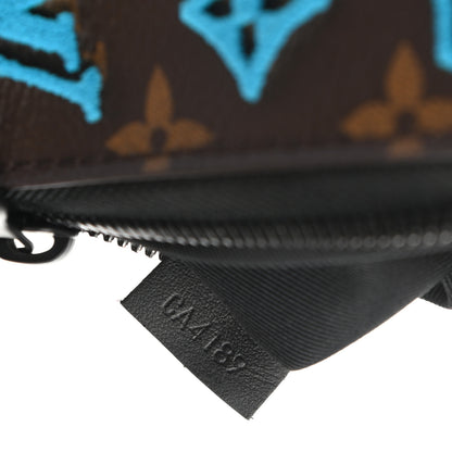 Louis Vuitton Monogram Tuffetage Triangle Messenger Turquoise 7 of 7