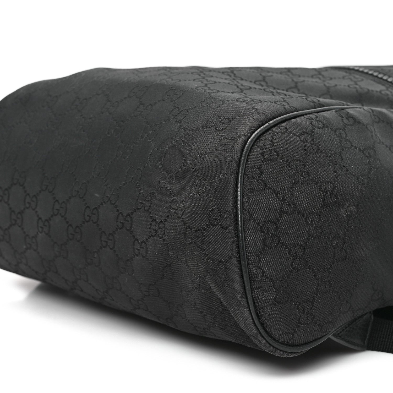 Gucci Nylon Monogram Slim Backpack Black 10 of 12