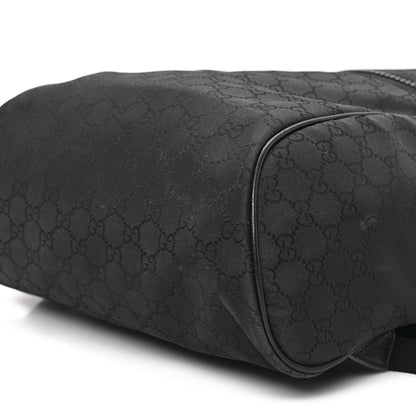 Gucci Nylon Monogram Slim Backpack Black 10 of 12