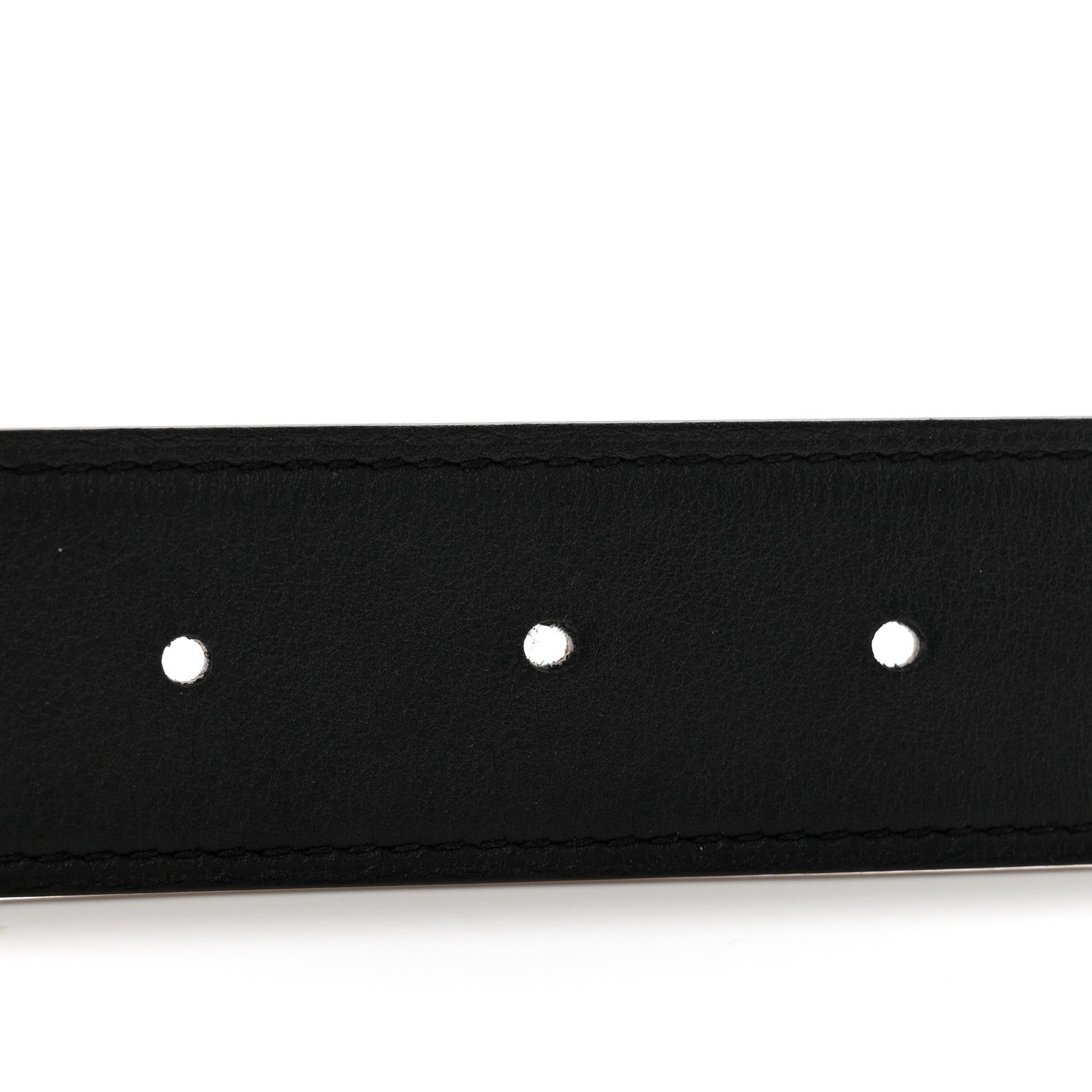 Hermes Epsom Swift 32mm Striee H Belt 80 32 Gold Black 4 of 8