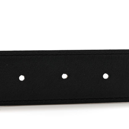 Hermes Epsom Swift 32mm Striee H Belt 80 32 Gold Black 4 of 8