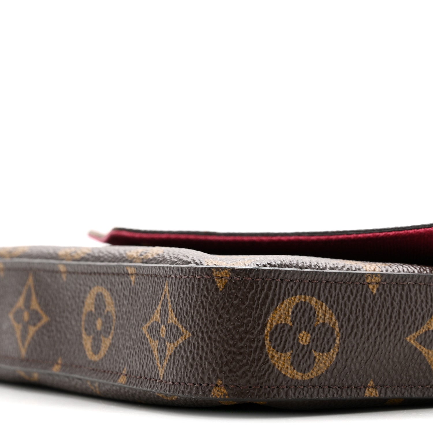 Louis Vuitton Monogram Pochette Felicie Chain Wallet Fuchsia 11 of 13