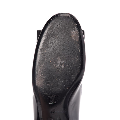 Louis Vuitton Patent Grosgrain Bow Ballet Flats 40 Black 11 of 16