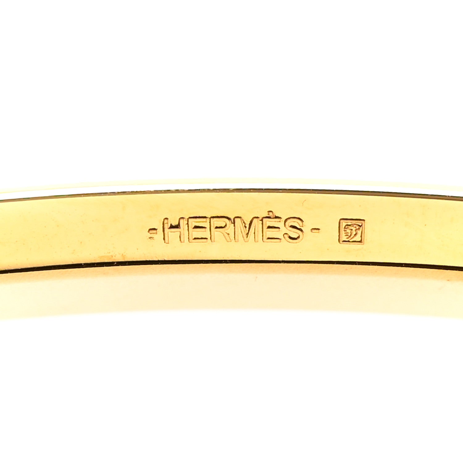 Hermes Polished 32mm H Belt Buckle Gold 3 of 4