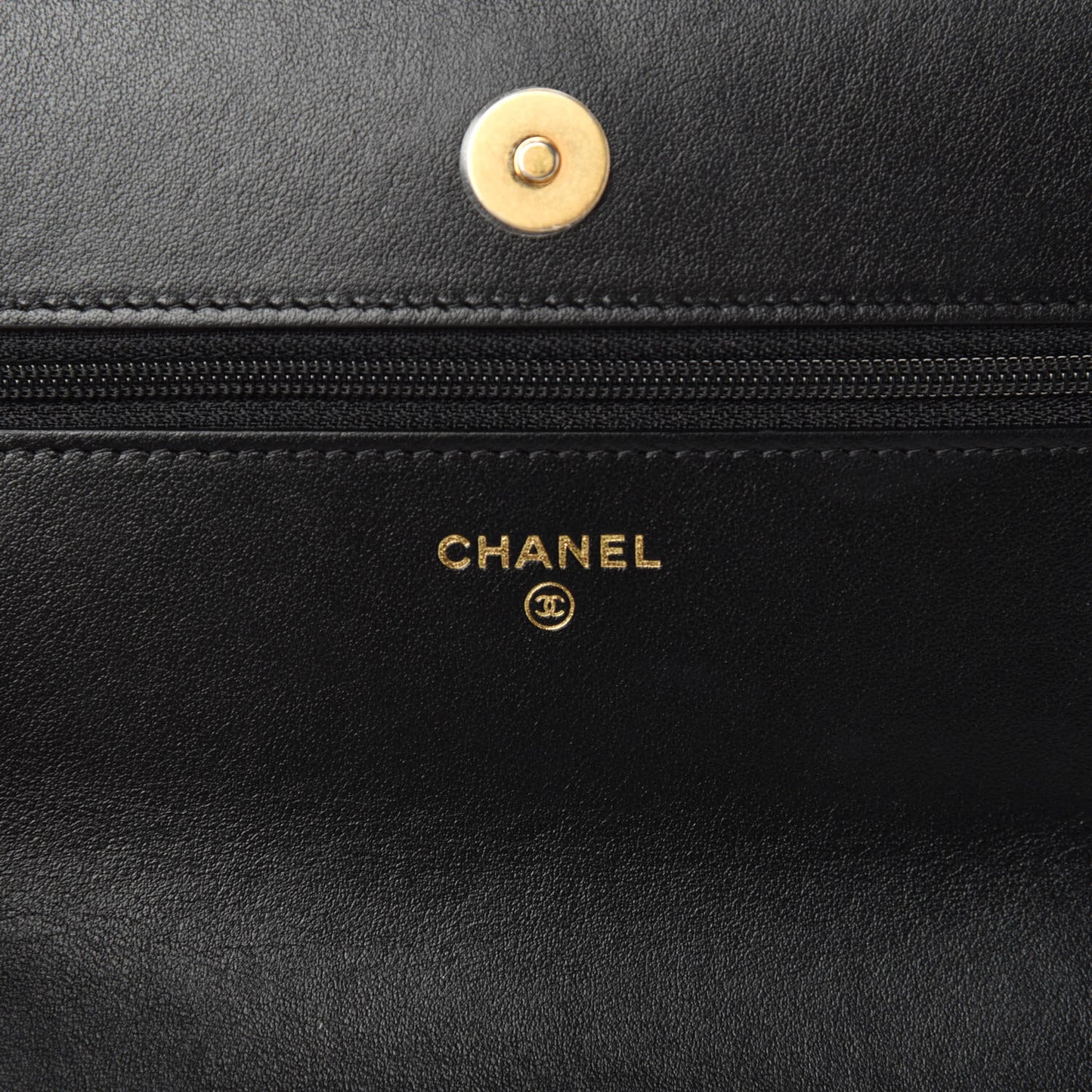 Tweed Quilted Chanel 19 Wallet On Chain WOC Black Beige