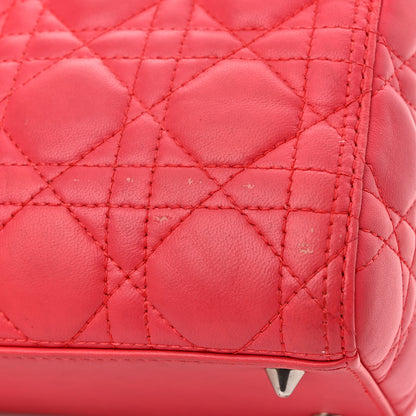 Christian Dior Lambskin Cannage Medium Lady Dior Pink 5 of 11