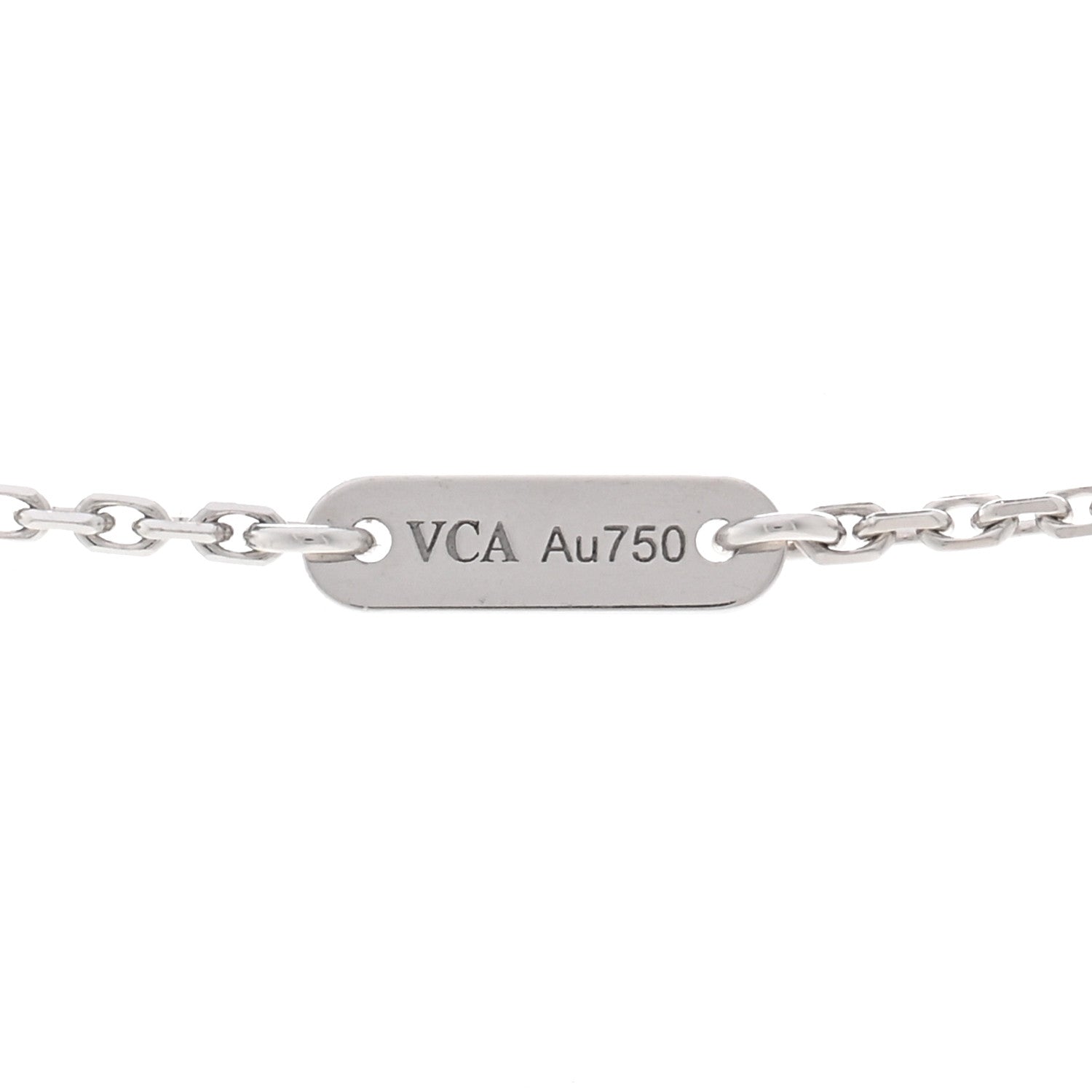 Van Cleef & Arpels 18K White Gold Turquoise Sweet Alhambra Butterfly Pendant Necklace 4 of 6