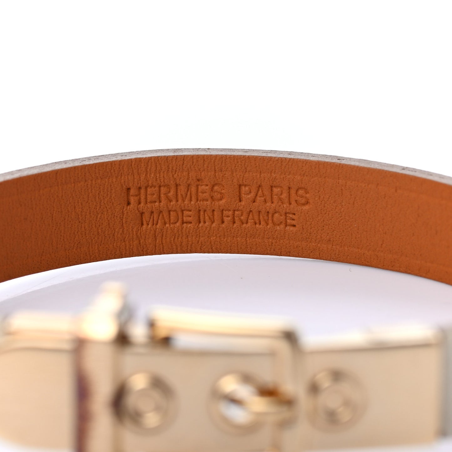 Epsom Java 10 Bracelet M White