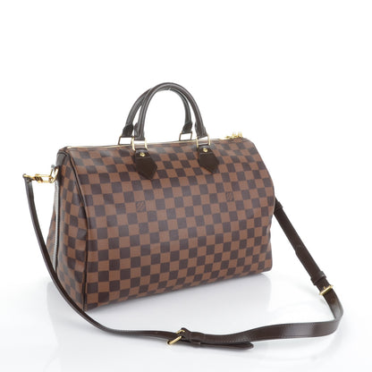 Louis Vuitton Damier Ebene Speedy Bandouliere 35 3 of 9