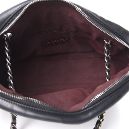Chanel Calfskin Quilted Small Ballerine Camera Case Black 5 of 19