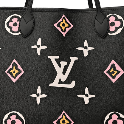 Louis Vuitton Monogram Giant Wild At Heart Neverfull MM Black 8 of 11