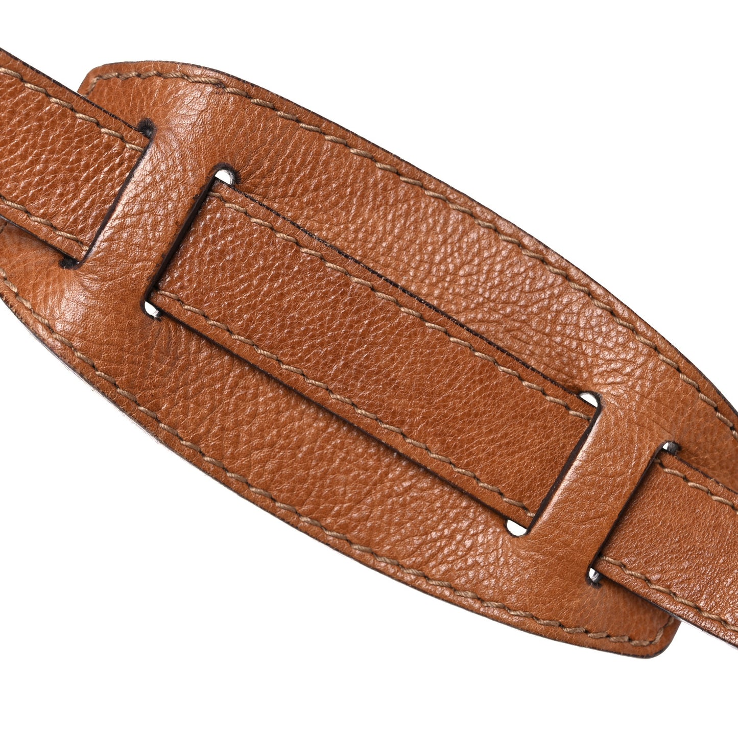 Grained Calfskin Medium Marrakech Flap Messenger Bag Brown