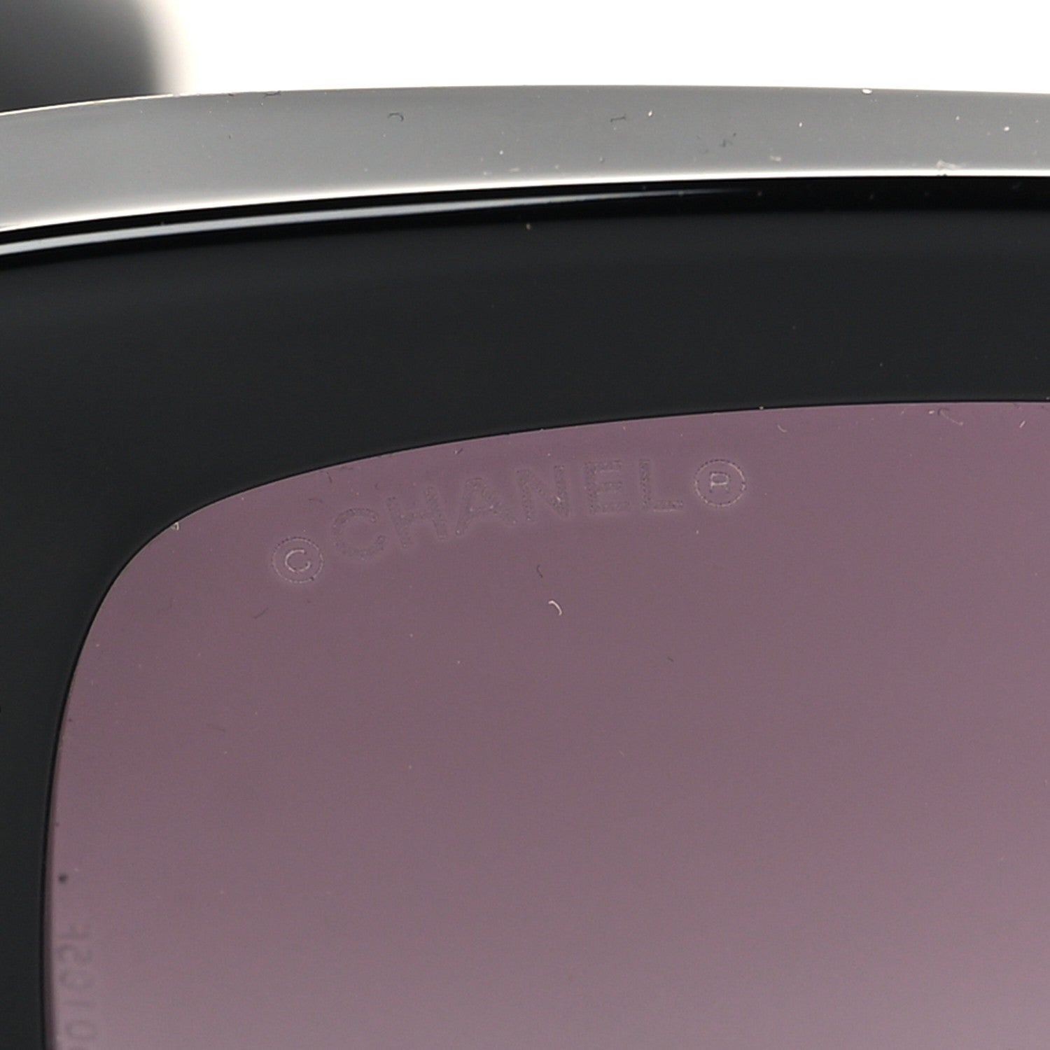 Chanel Acetate Rectangle Sunglasses 5435 Black 7 of 8