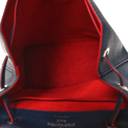 Louis Vuitton Soft Calfskin Lockme Backpack Marine Rouge 5 of 9