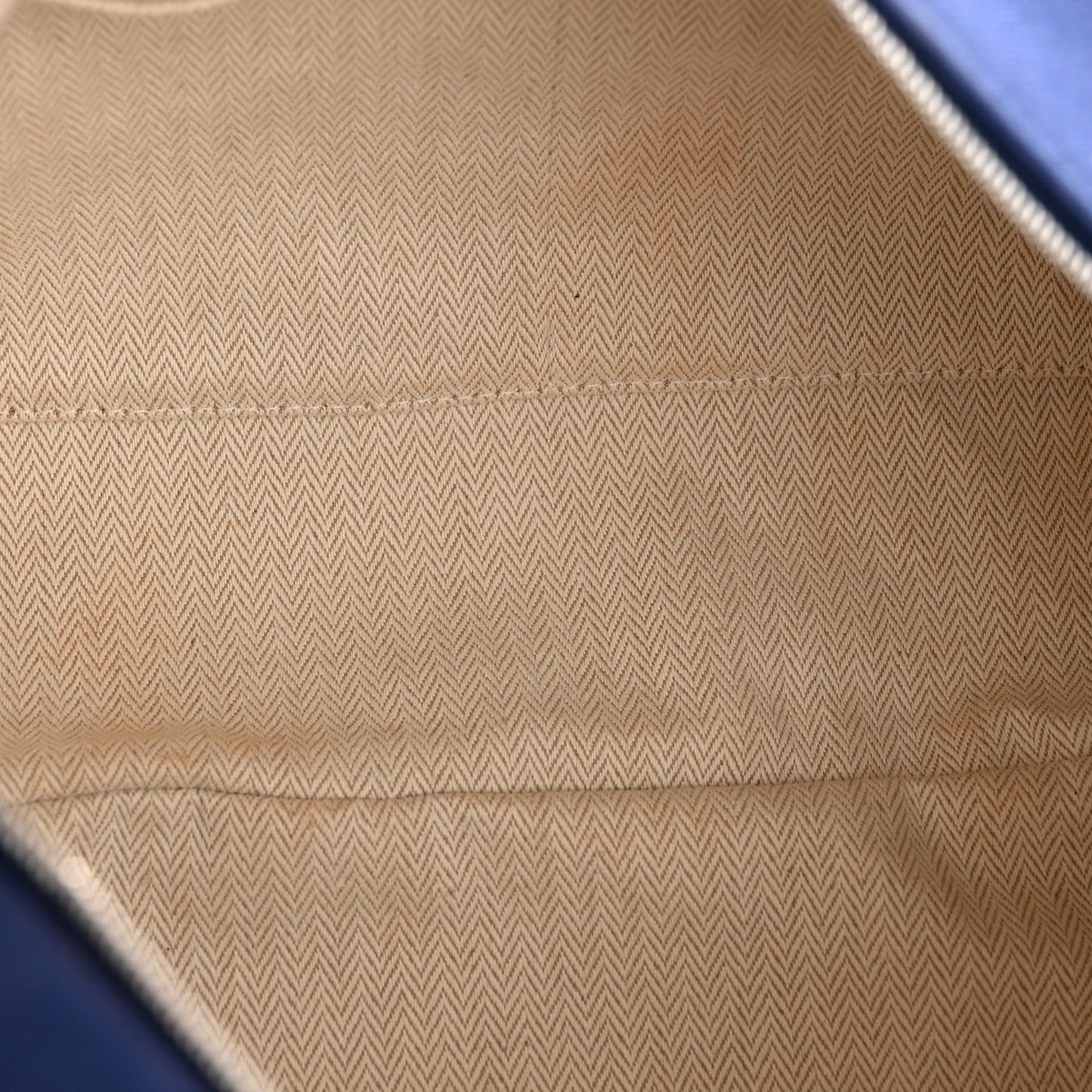 Canvas Large Bride-A-Brac Pouch Marine