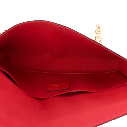 Louis Vuitton Empreinte Pochette Felicie Chain Wallet Cherry 5 of 11
