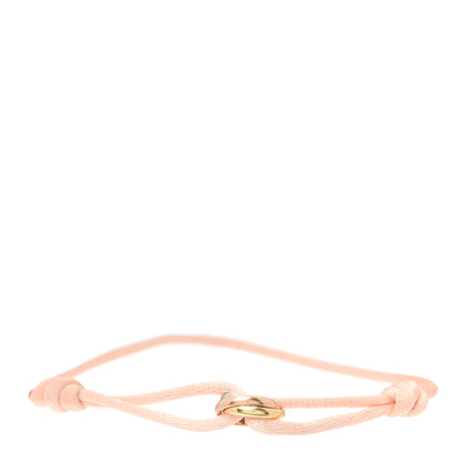 Cartier 18K Pink Yellow White Gold Trinity Adjustable Cord Bracelet Pink 1 of 5