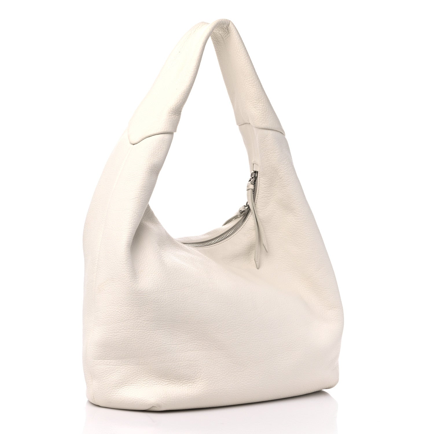 Prada Vitello Daino Hobo White 3 of 11