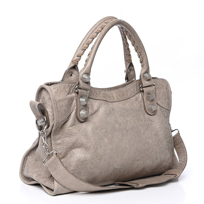 Balenciaga Agneau Giant 21 Silver Hardware City Papyrus 2 of 16