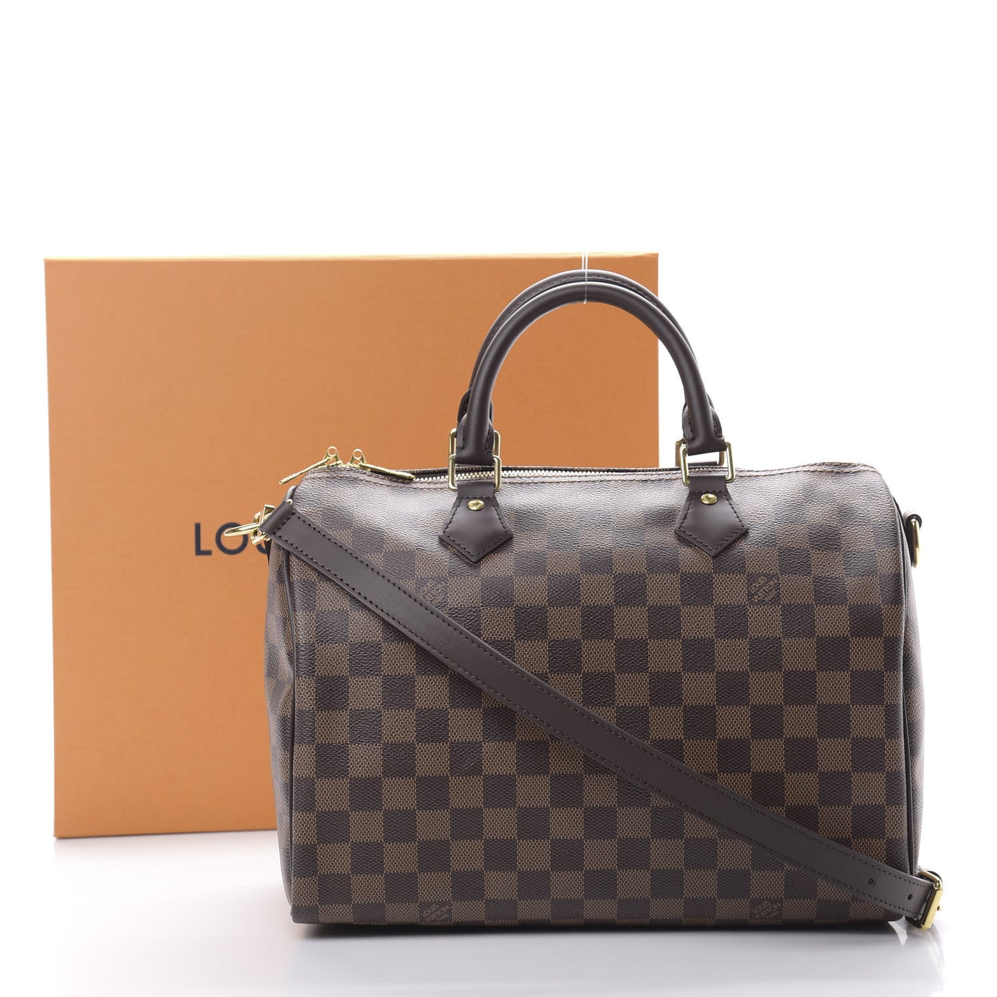 Damier Ebene Speedy Bandouliere 30