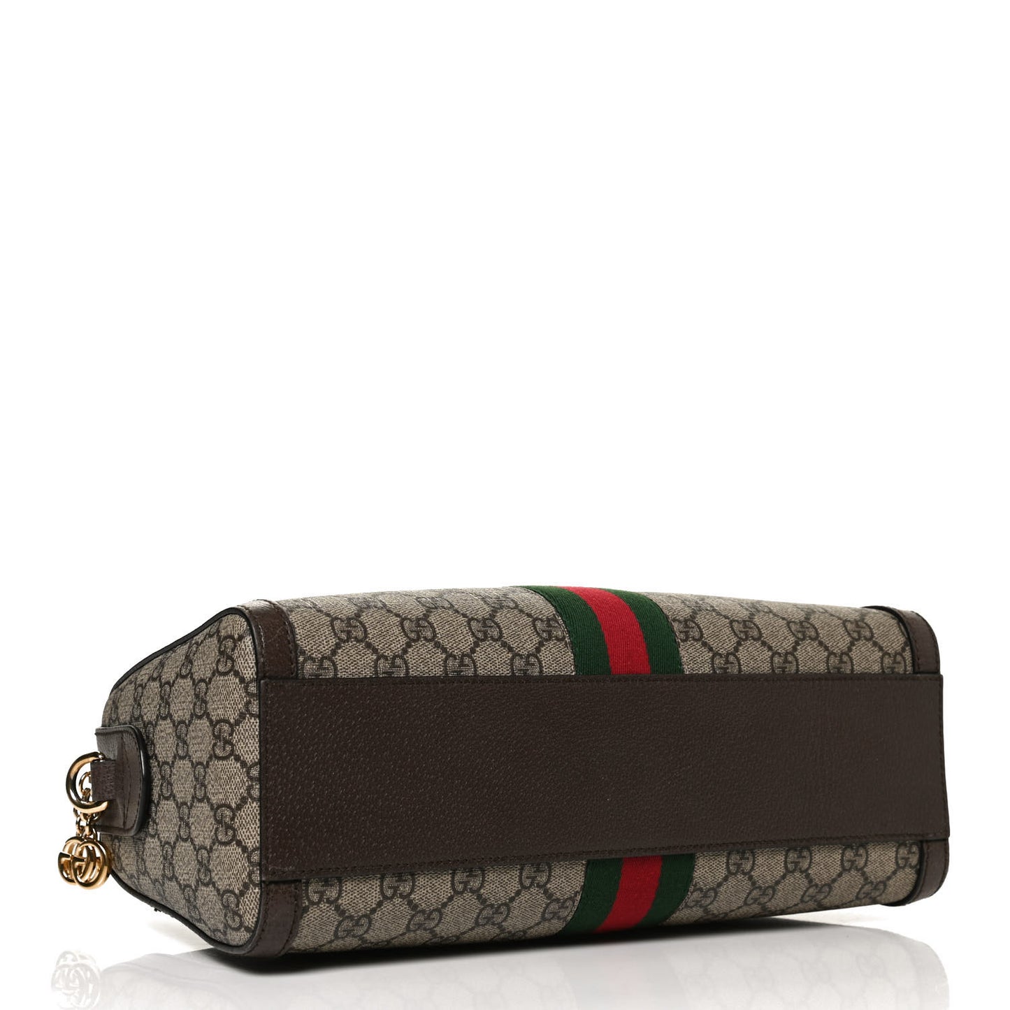 GG Supreme Monogram Web Medium Ophidia Boston Brown