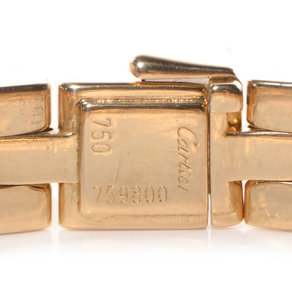 Cartier 18K Yellow Gold Panthere Maillon 3 Link Bracelet 4 of 6