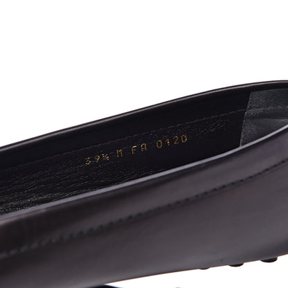 Louis Vuitton Calfskin Oxford Loafers 39.5 Black 7 of 10