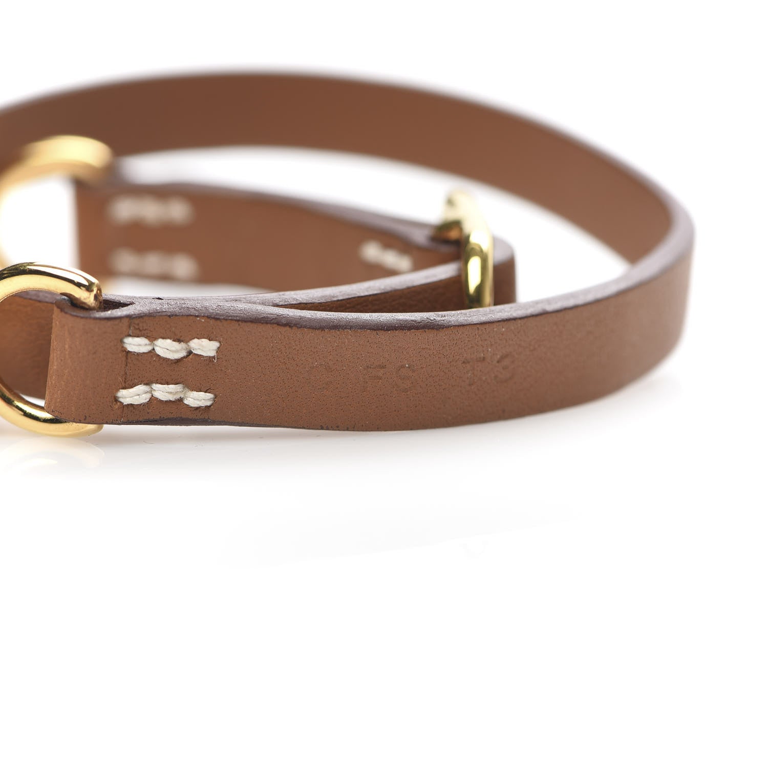 Hermes Swift Etrier Double Tour Bracelet T3 Gold 5 of 6