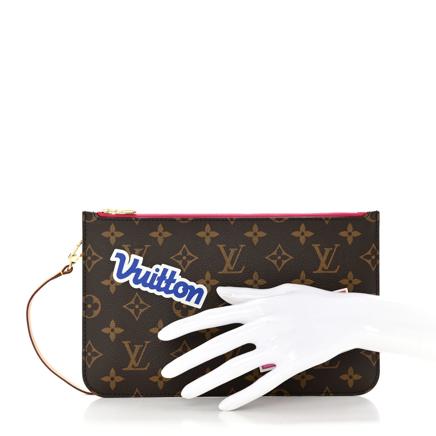 Louis Vuitton Monogram World Tour Neverfull MM GM Pochette 2 of 8