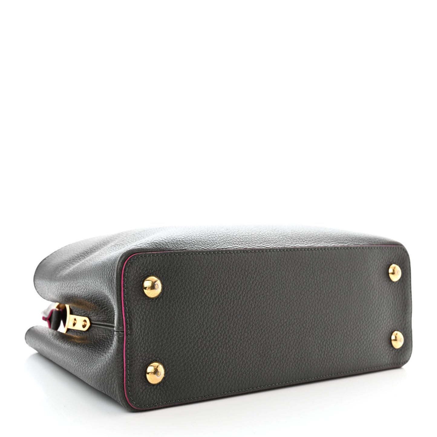 Taurillon Capucines PM Grey Pink