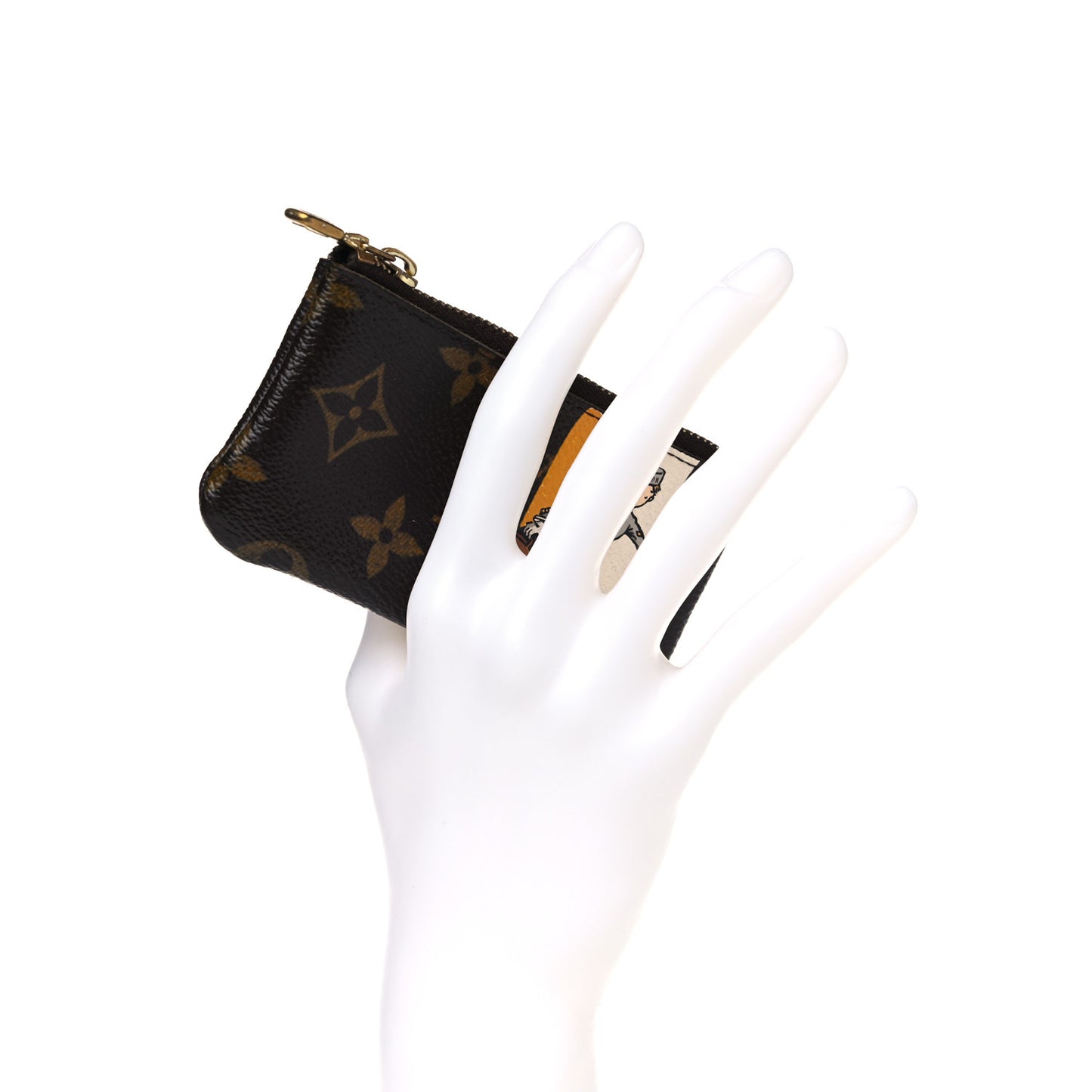 Monogram Groom Key Pouch