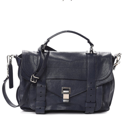 Proenza Schouler Lambskin Medium PS1 Satchel Midnight 1 of 6