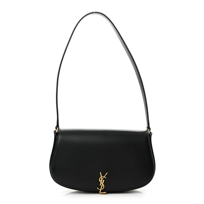 Saint Laurent Calfskin Mini Voltaire Shoulder Bag Black 1 of 15