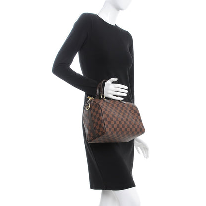 Louis Vuitton Damier Ebene Speedy Bandouliere 25 3 of 10