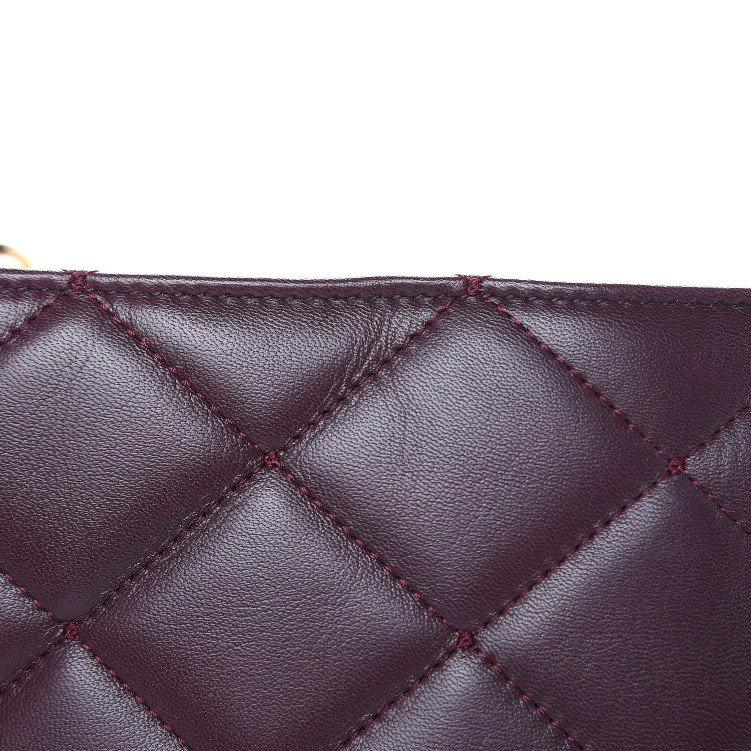Dolce & Gabbana Lambskin Quilted Kate Shoulder Bag Burgundy 11 of 13