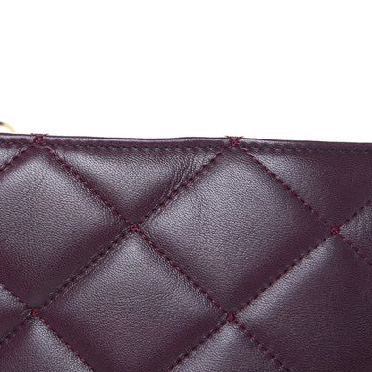 Dolce & Gabbana Lambskin Quilted Kate Shoulder Bag Burgundy 11 of 13