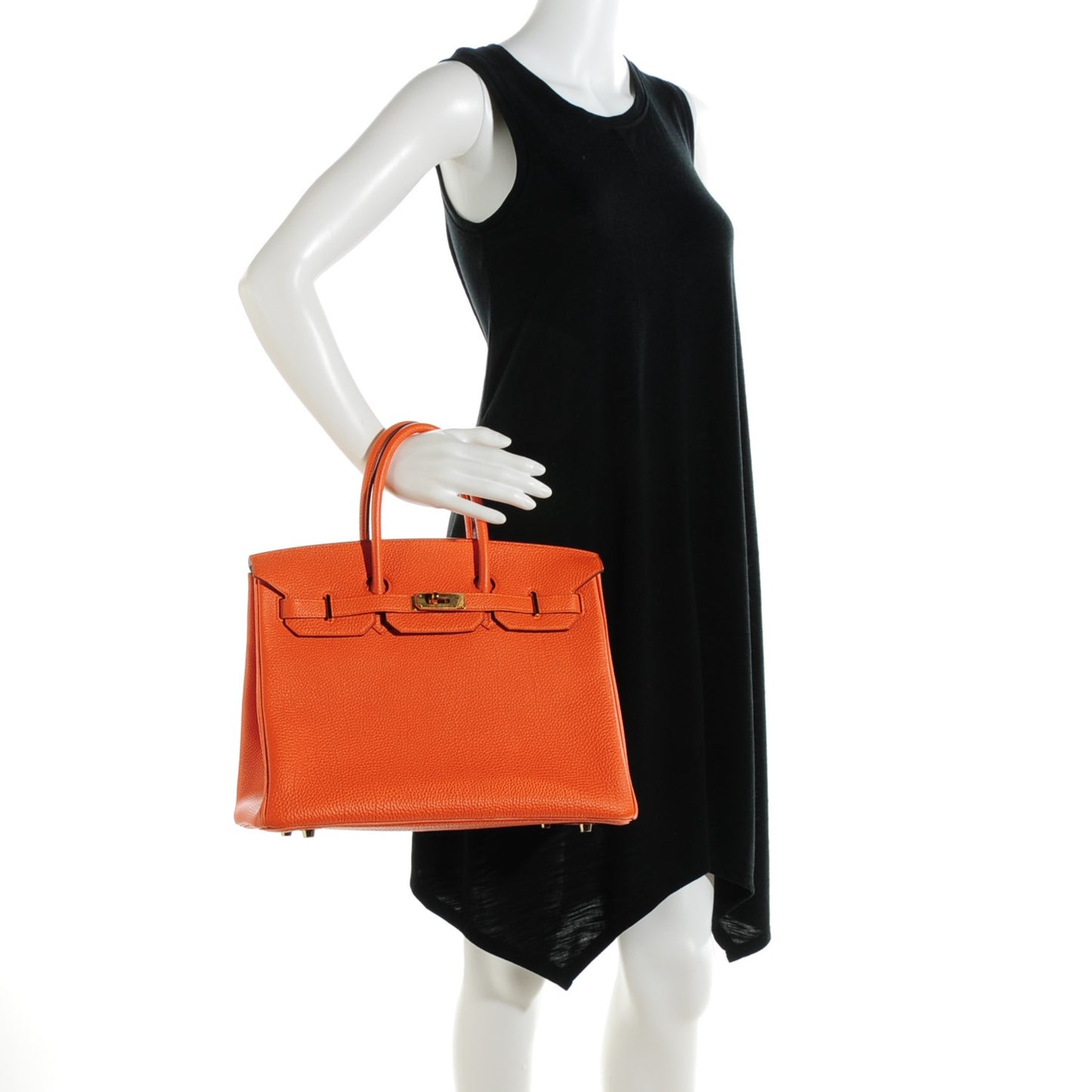 Togo Birkin 35 Orange