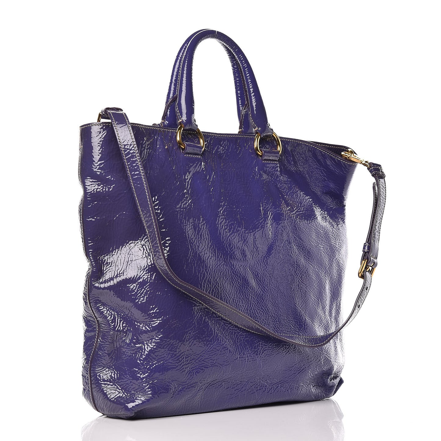 Vernice Naplak Shopping Tote Iris