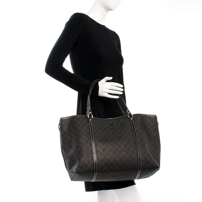 Gucci GG Plus Monogram Large Joy Tote Dark Brown 2 of 22