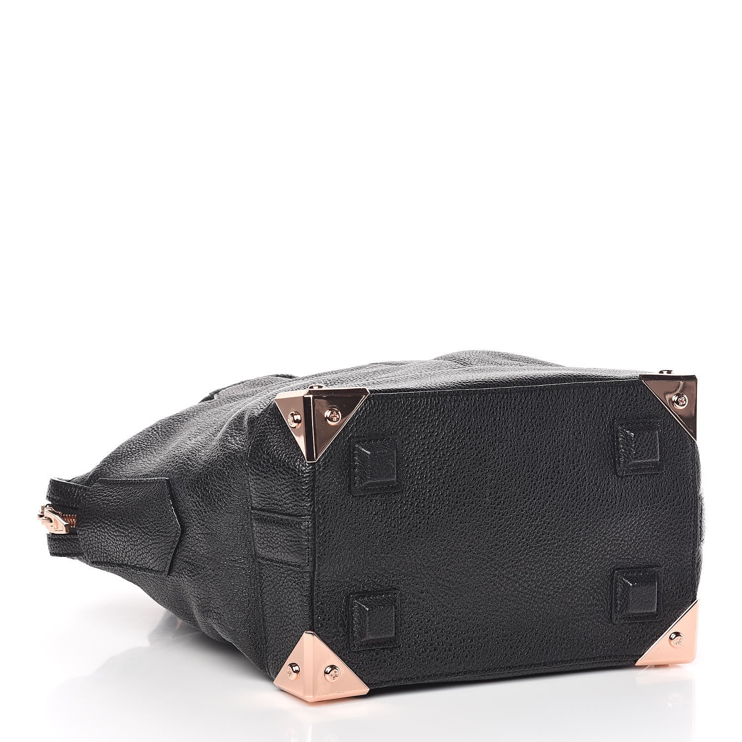 Alexander Wang Pebbled Calfskin Small Emile Soft Black Rose Gold Hardware 5 of 11